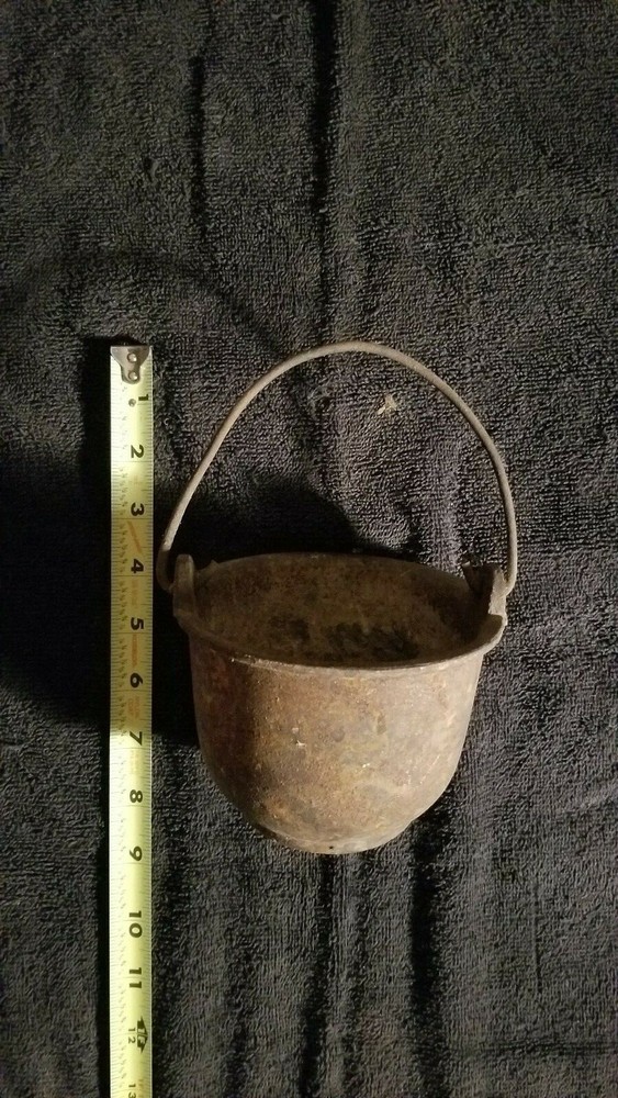 Cast Iron Melting Pot - Used