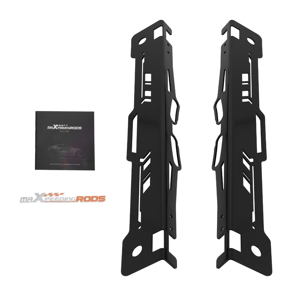 2PC Heavy Duty Toe Alignment Tool Plates Easy Wall-mounted Storage Black US