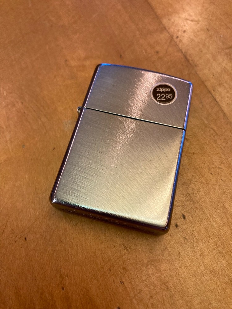 Genuine Zippo Chrome Arch windproof Lighter CASE ONLY No Insert/Box