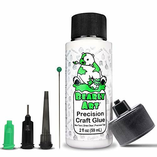 Flexible Strong Hold Craft Glue w/ Multiple Size Tips (2oz)
