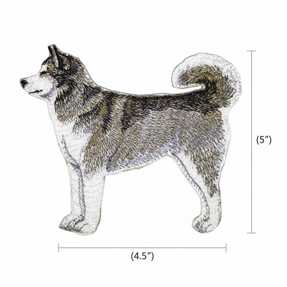 Malamute Embroidered Patch | Arctic Dog