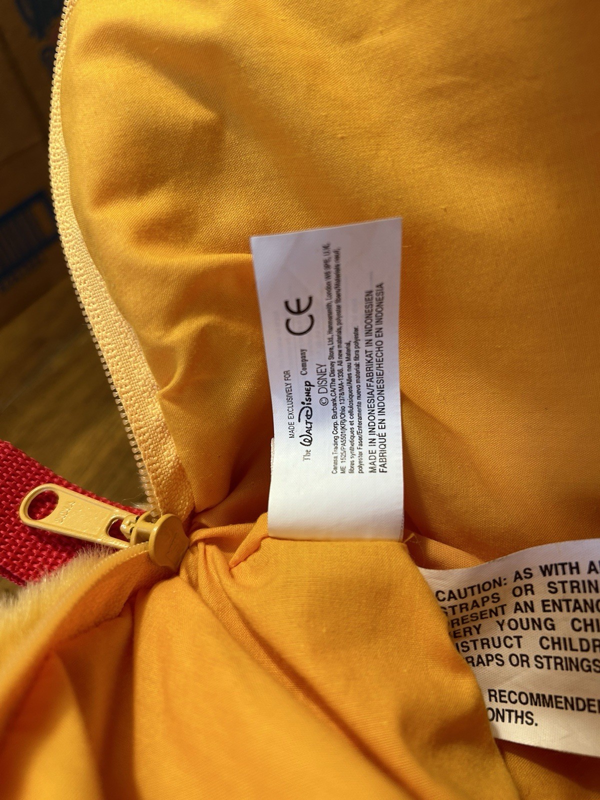 Winnie The Pooh Backpack Character Disney Store Used Slight Wear Reflects Price!