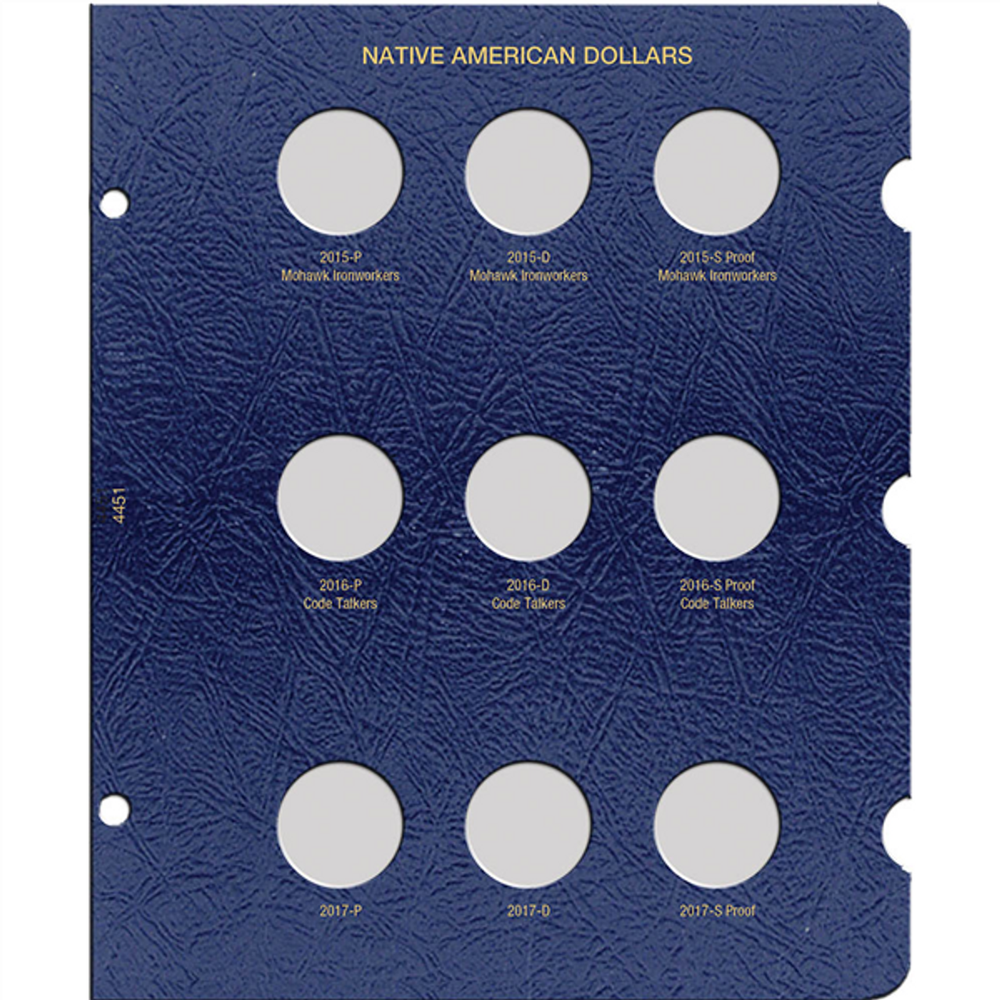 Whitman Page - Native American Dollar (4451)