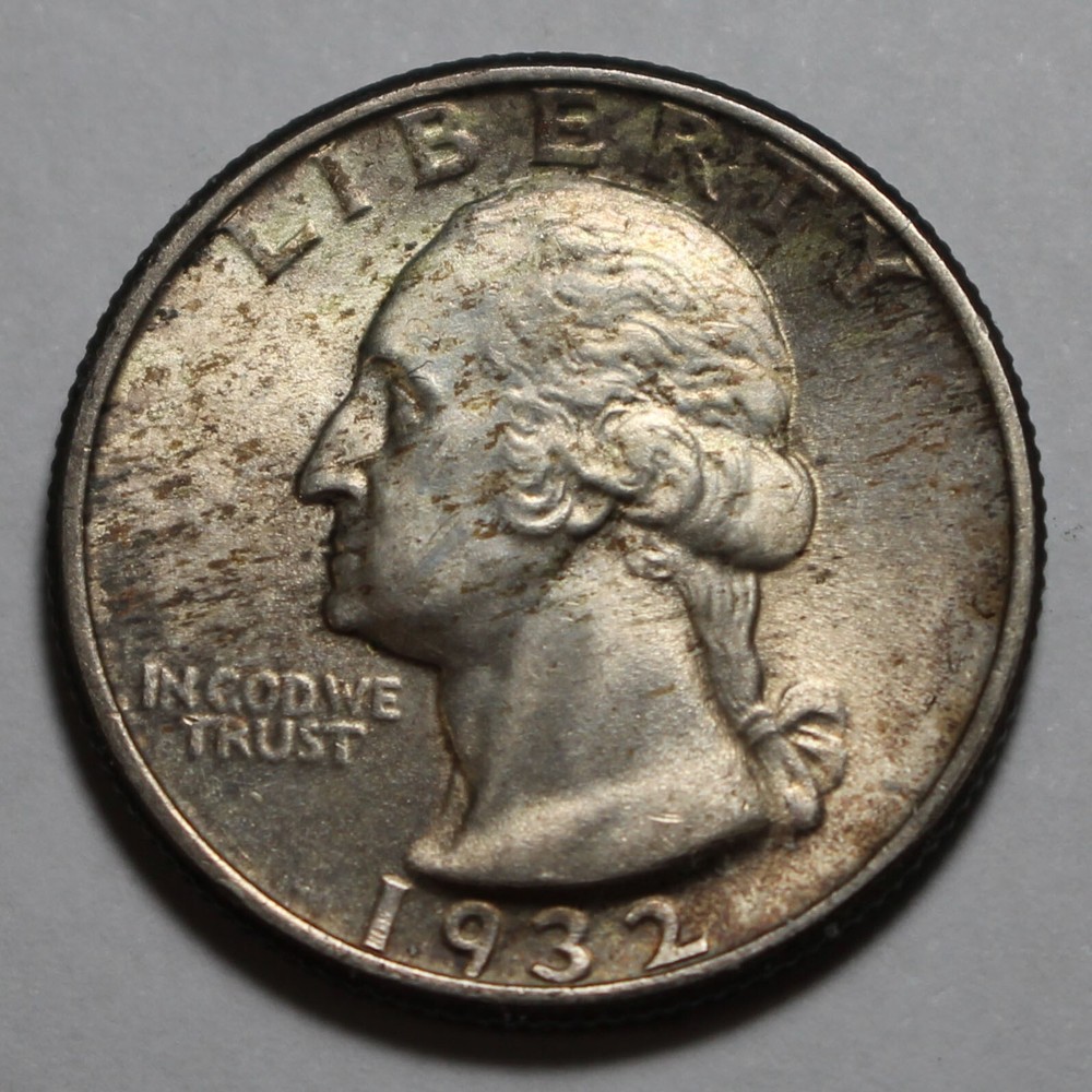 1932 BU Washington Quarter UR557