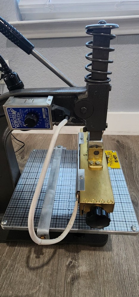 Kwikprint Model 55 - Hot Foil Stamping Machine Fully Functional Book Bindery Use