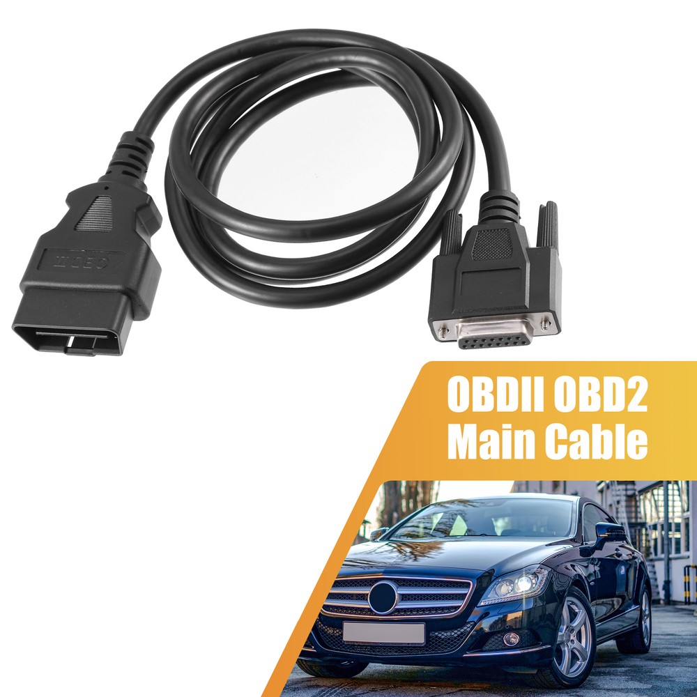 OBDII OBD2 Main Cable Diagnostic Tool Adapter Connector Cable for Launch X431