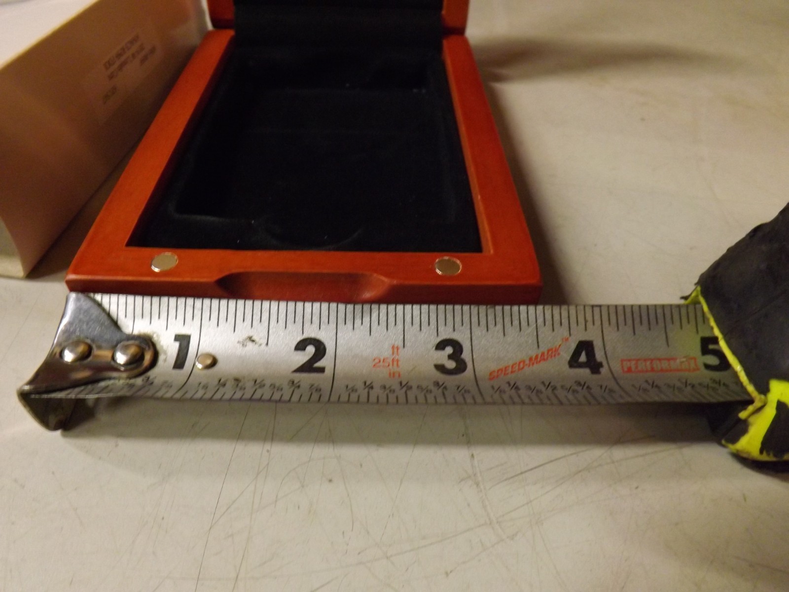 Wooden Display Box with Glass Window for Single Graded Coin Slab