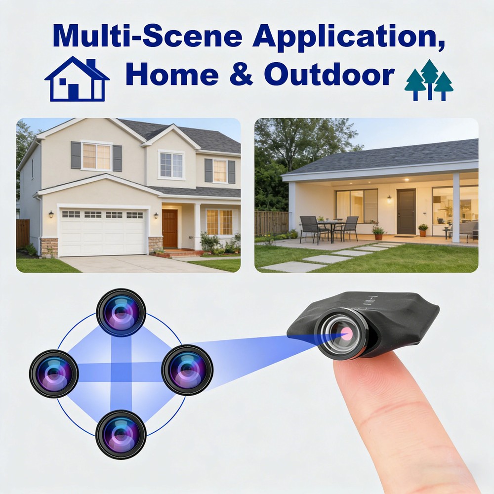 1080P HD Mini WiFi Camera Module Video Recorder Motion Detection Security