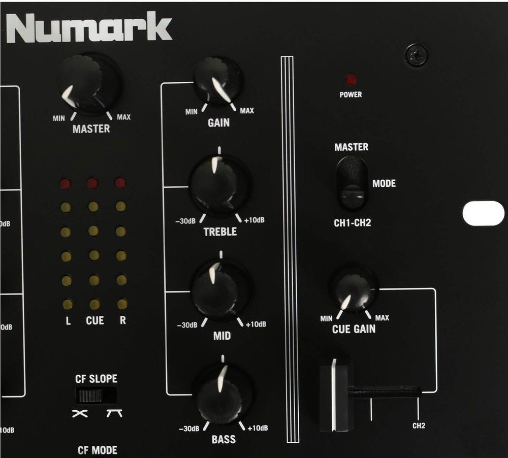 Professional 2-Channel DJ Mixer with Replaceable Crossfader