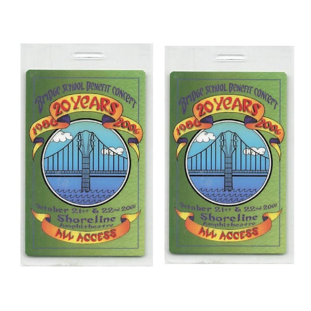 20th Annual Bridge School Benefit Backstage Pass  2006 Bundle 3
