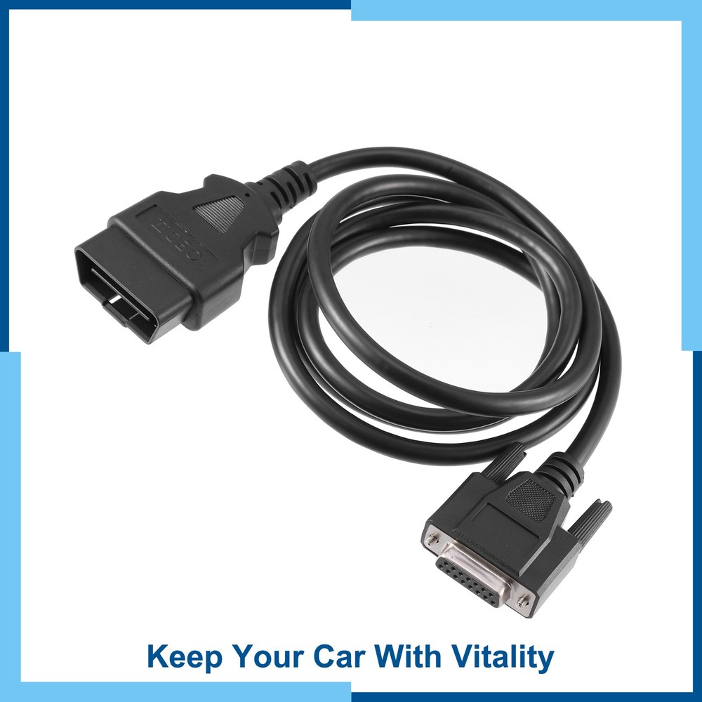 OBDII OBD2 Main Cable Diagnostic Tool Adapter Connector Cable for Launch 1PC