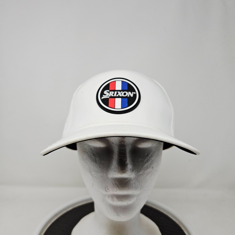 Srixon Golf Snapback Hat White Logo Stains Flaws