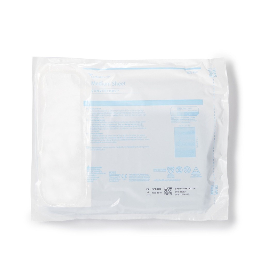 Cardinal Health Nonsterile Medium General Purpose Drape, 40 x 71 Inch (CS/20)