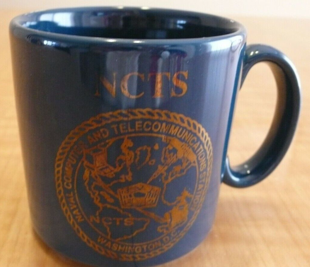 Naval Computer & Telecommunication Station Washington DC NCTS Coffee Mug