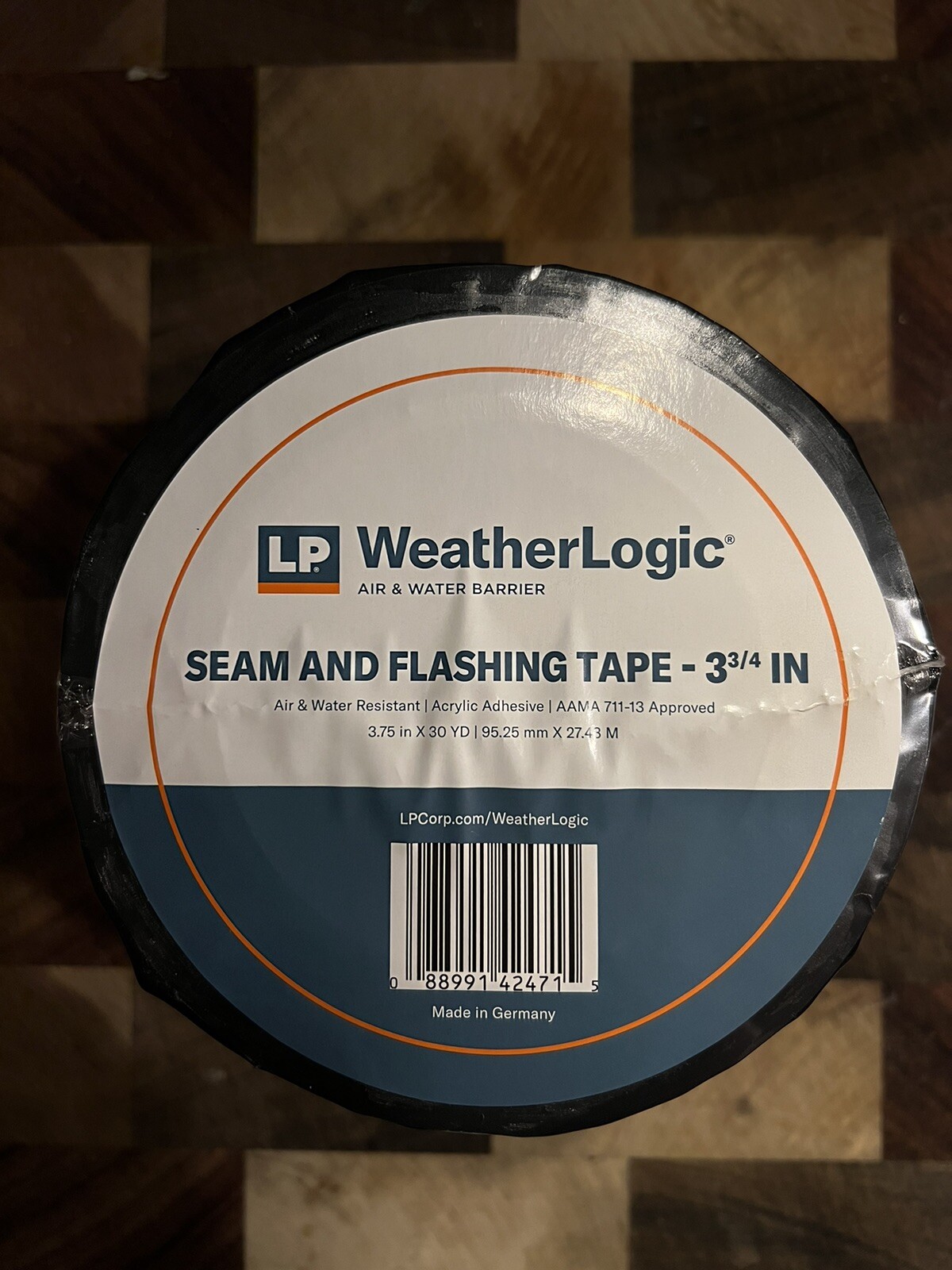 LP Weather Logic Seam & Flashing Tape 3-3/4” x 30yd AAMA 711-13 Approved