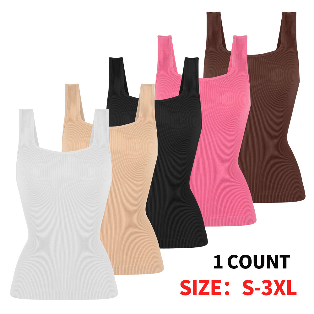 Women Shapewear Compression Vest Tank Tops Tummy Control Cami Shaper Camisole