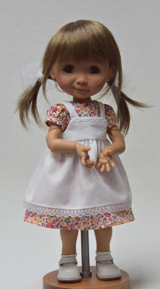 PDF Pattern&Tutorial - Top & Pinafore For Meadow Dumpling & Effner L'il Dreamer