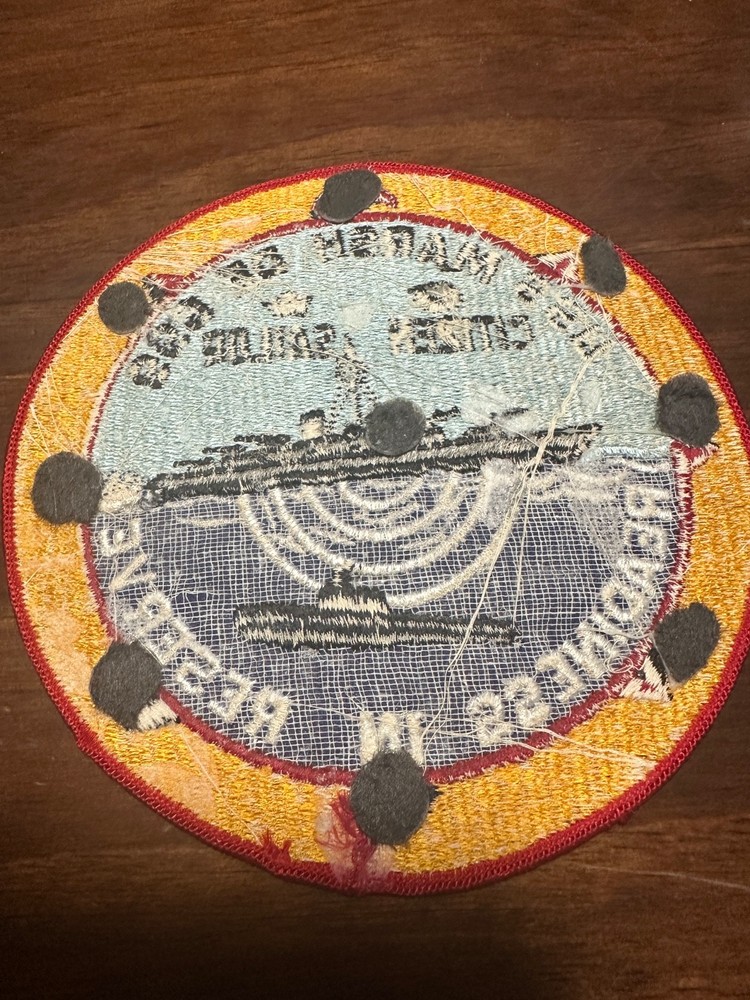 Vintage US Navy USS Marsh DE-699 Ship Patch