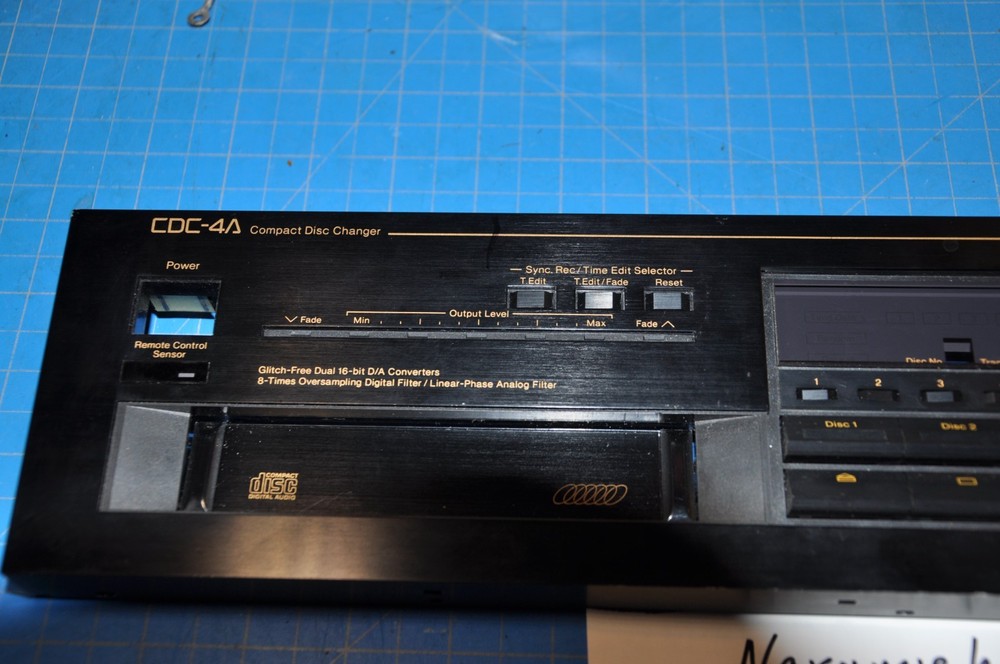 Nakamichi CDC-4A CD Changer Replacement Parts Front Face Panel Plate