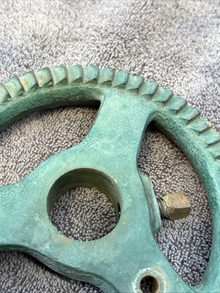 ** MISSING HANDLE** Vintage Champion Blower And Forge Post Drill Feed Gear.