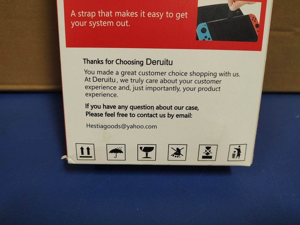 Deruitu Switch Carrying Case Compatible with Nintendo Switch - Fit Original