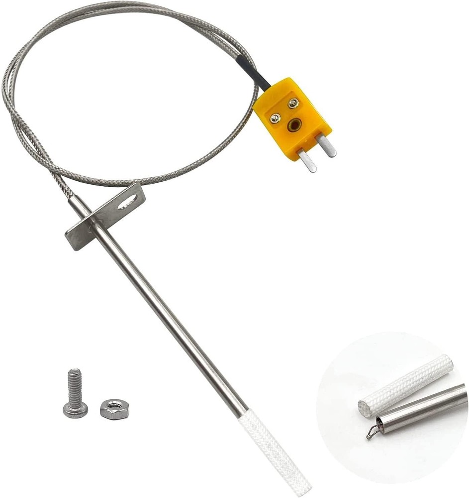 Replacement Temperature Probe Kit for Masterbuilt Gravity Series Grills 4" St...