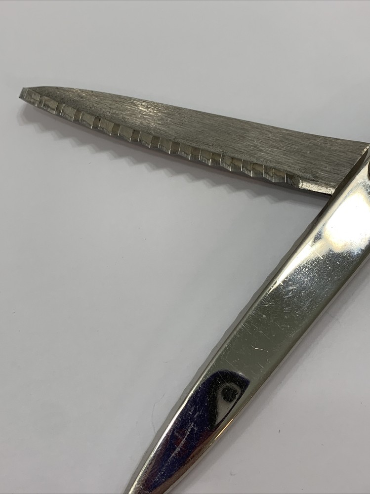 Vintage Wiss Professional Pinking Shears - Model CB9 - 9” Crescent Scissors EUC