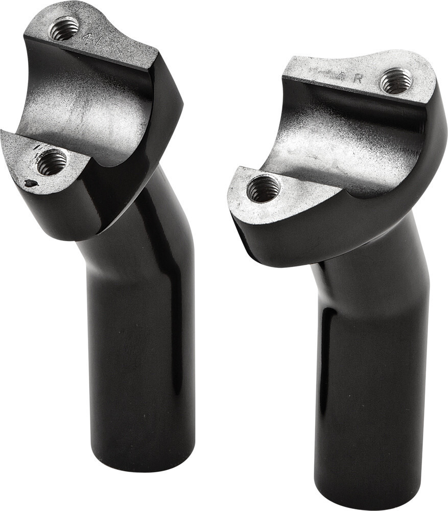 HD Blk Forged Pullback 1in Handlebar 4.5 Risers VLDJ V Twin 35
