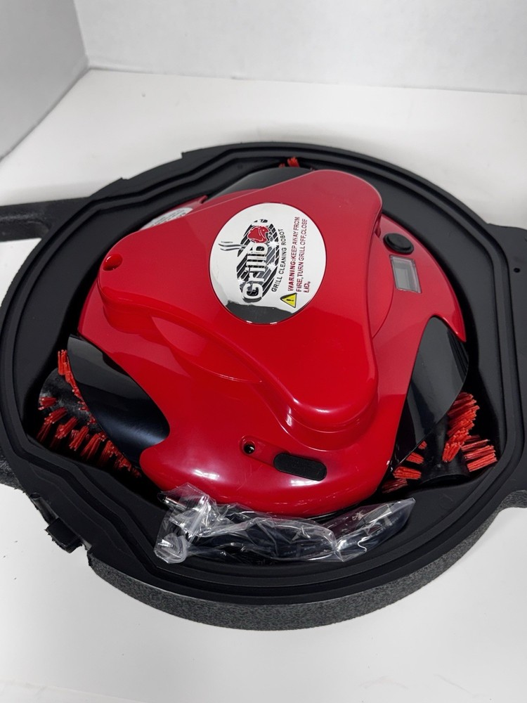 Grillbot Automatic Grill Cleaner Robot with Nylon Brushes - New Open Box