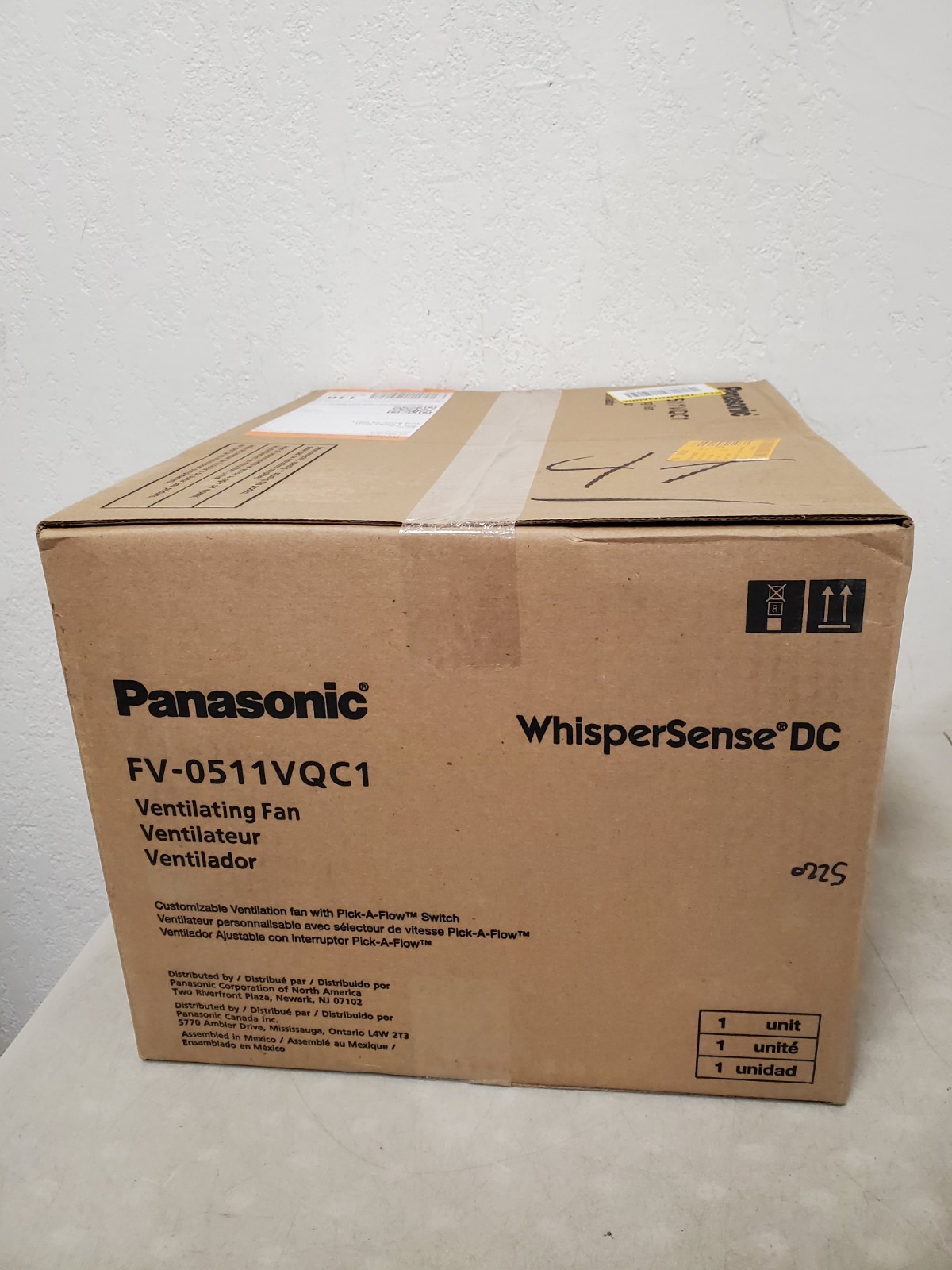 Panasonic WhisperSense DC 50/80/110 CFM Motion/Humidity Sensor Bath Exhaust Fan