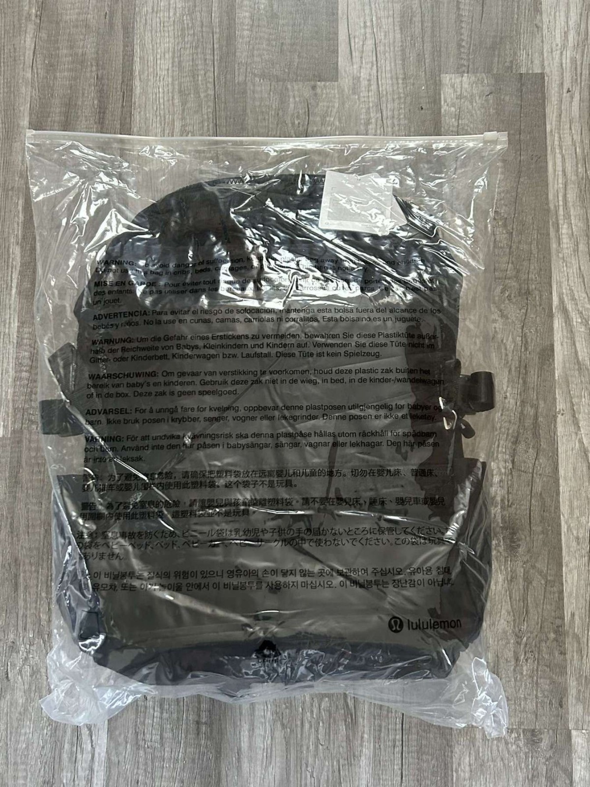 Lululemon New Crew Backpack Black 22L Excellent Condition