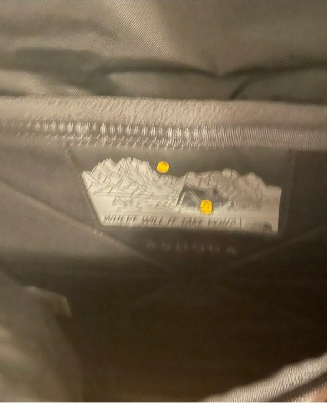 The North Face Aurora Gray And Black Backpack