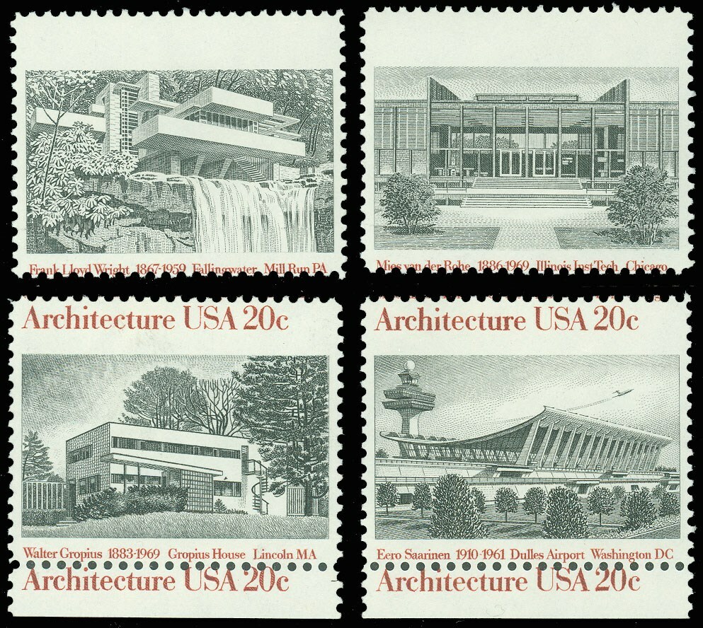 2019-22, 20¢ Four Misperfed Error Stamps NICE! * Stuart Katz