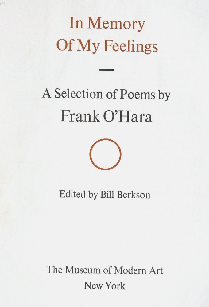 PHILIP GUSTON ltd ed original lithograph 1967 Frank O'Hara MoMA OH18-2 #3