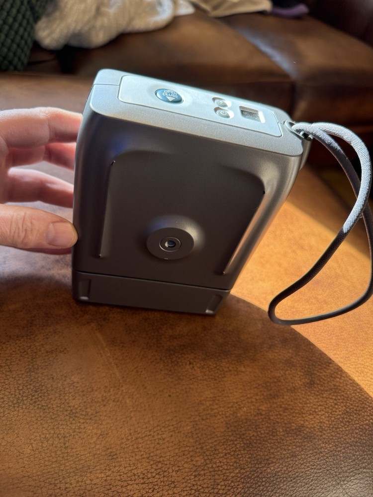 Polaroid One Instant Flash Film Camera Silver untested