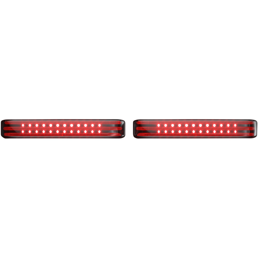 Custom Dynamics Saddlebag LED Lights, Sequential, Chrome/Smoke | PB-SBSEQ-BCM4CS