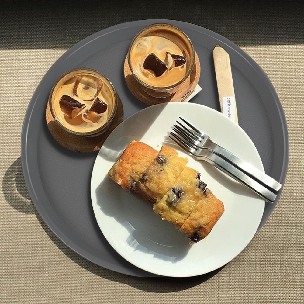 Plastic Round Serving Trays 3 Packs