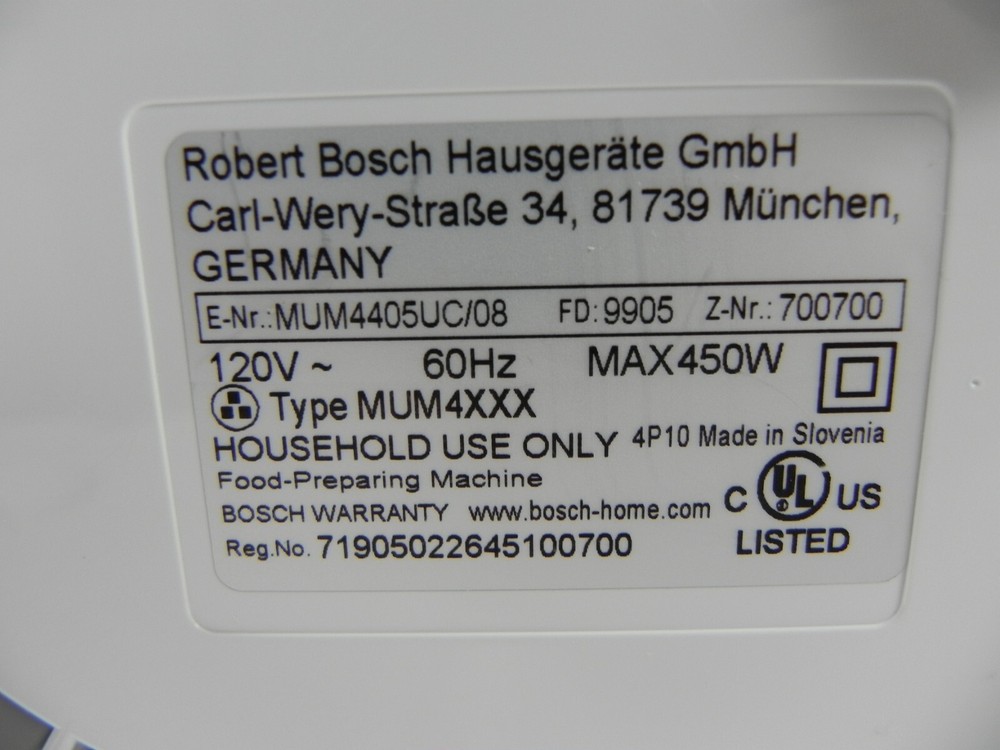 3D Printed Replacement Blender Drive Cover for Bosch Compact Universal Mixer