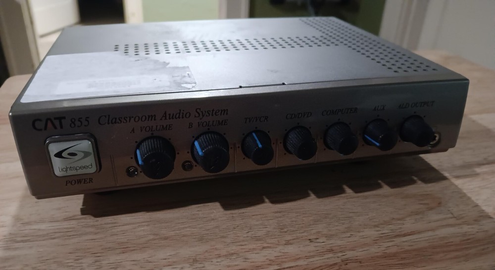 Lightspeed CAT 855 Classroom Audio Amplifier System - Untested