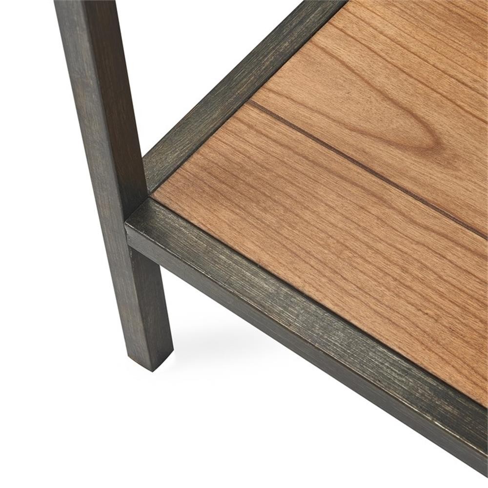 ClickDecor Nolan 2-Tier Console Table Brown