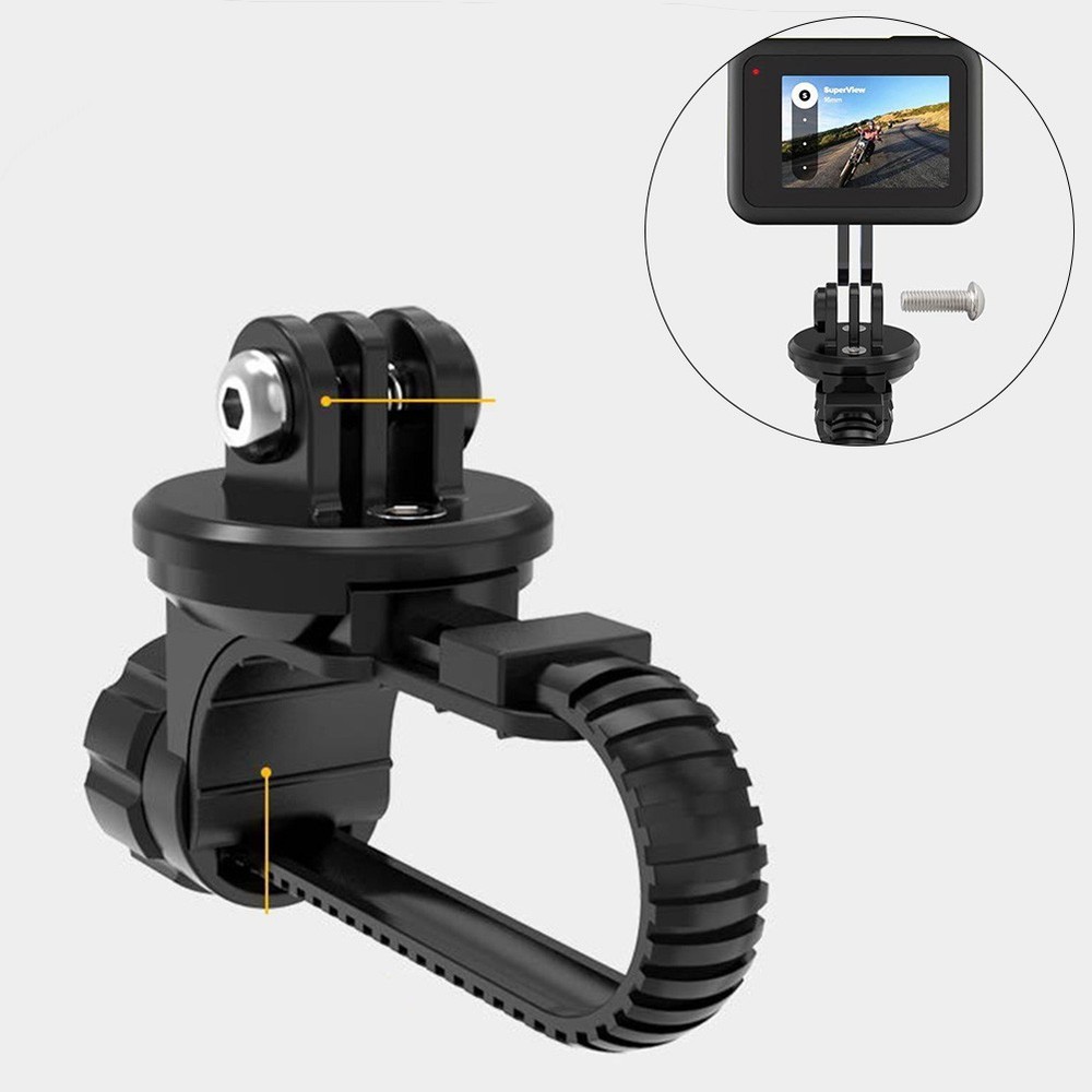 Flat Handlebar Camera Mounting Solution For for Road Bikes with For 360