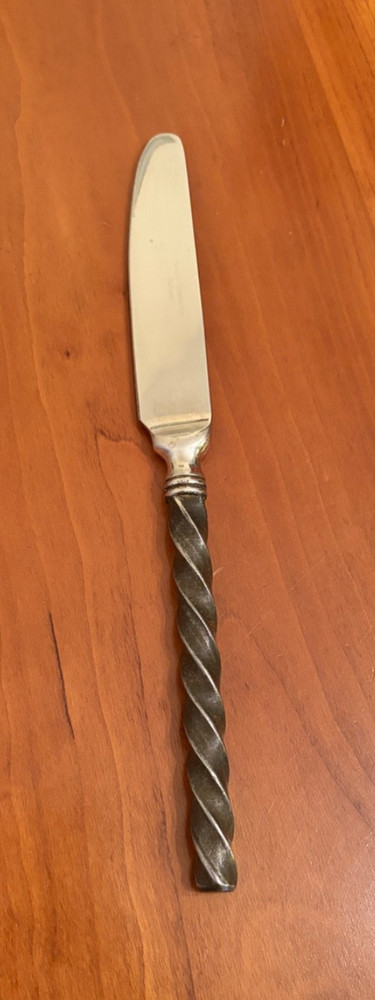 Hampton Silversmiths BRADE Black Twisted Handle Stainless Flatware - Choice