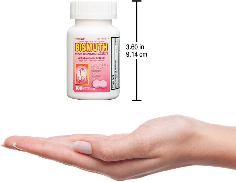 Bismuth Subsalicylate 262Mg Capsules, 100 Count