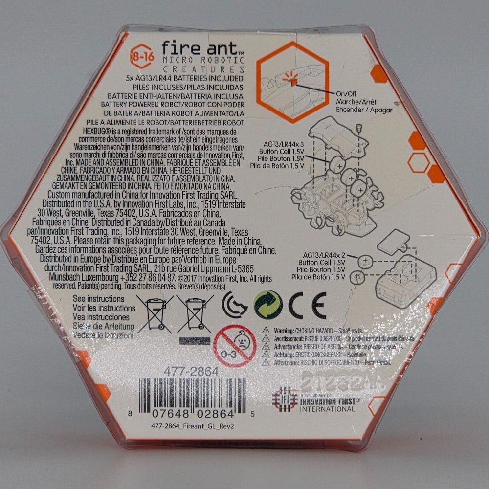 HEXBUG FIRE ANT - GREEN HEX BUG MICRO ROBOTIC CREATURES Brand New