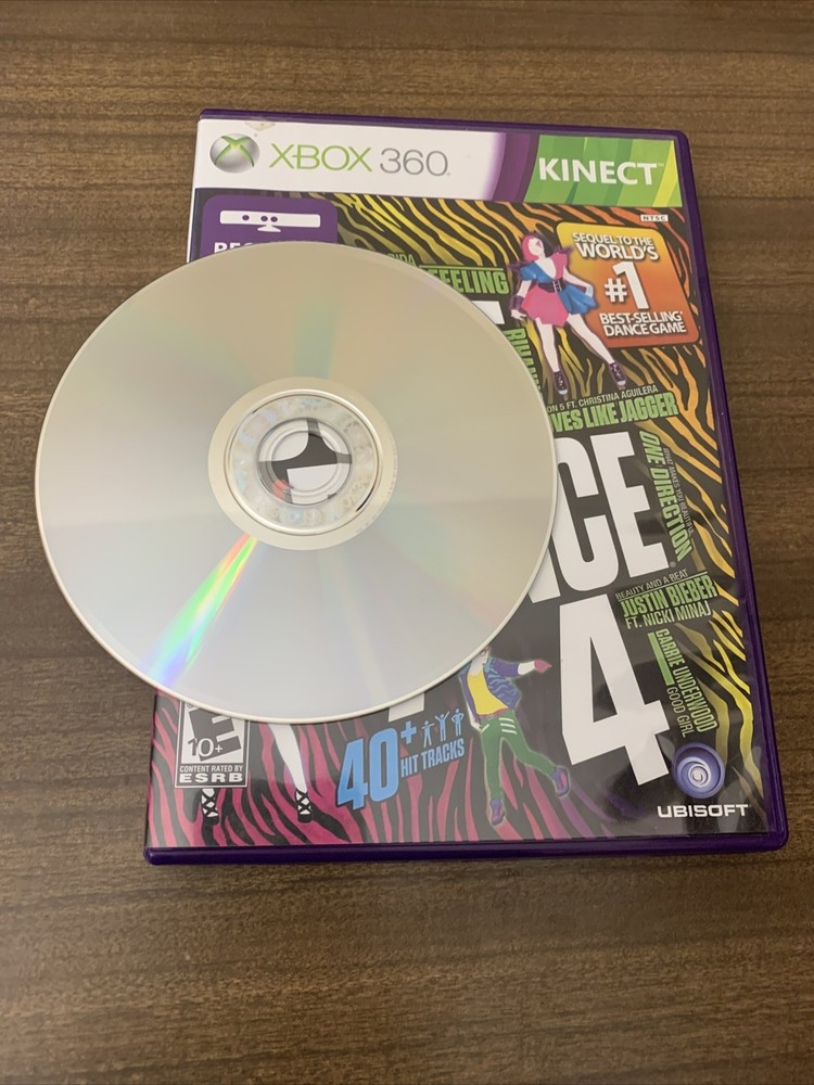 xbox 360 kinect censor bar with 4 games WORKING CIB GAMES