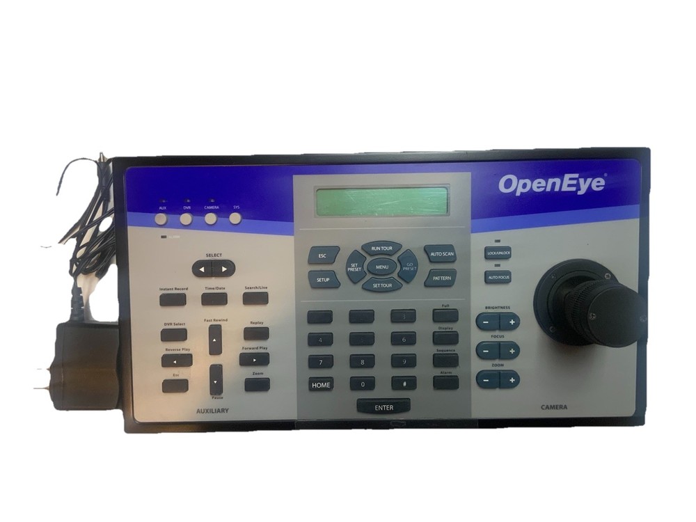 OpenEye CA-501J Optix PT2 Joystick Keyboard PTZ Dome Camera Controller