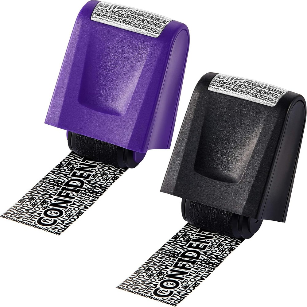 Identity Theft Prevention Stamp 2 Pieces Mail Security Roller