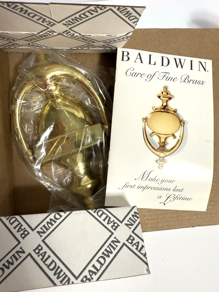Baldwin Brass Door Knocker NIB