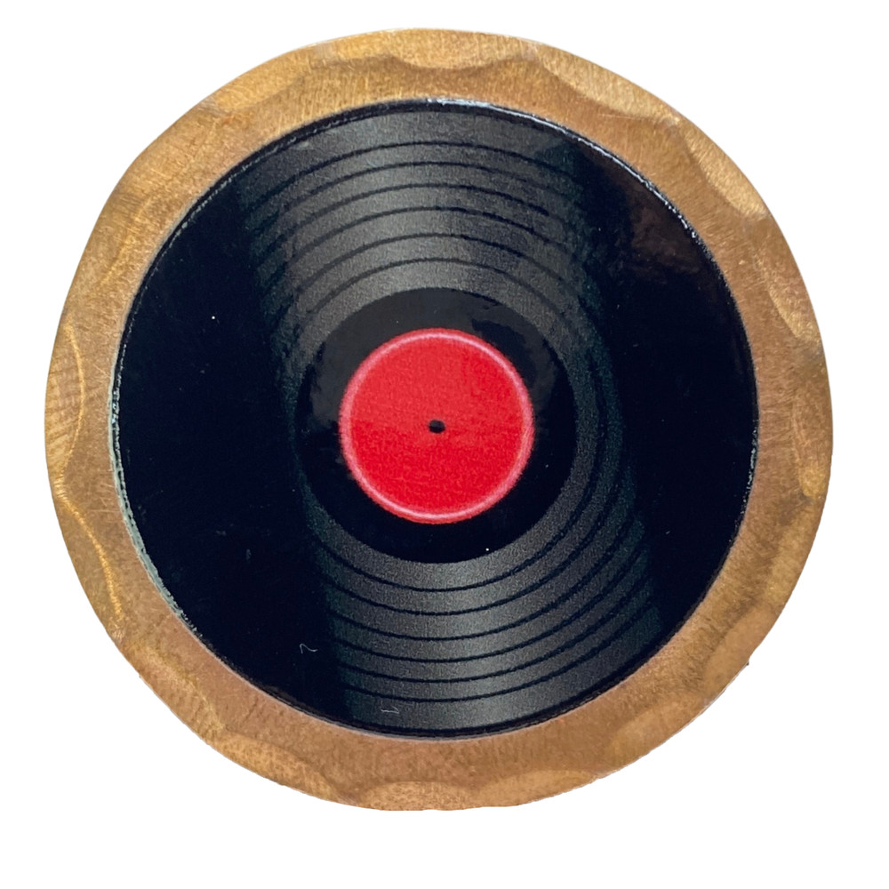 Vinyl Record Forged Copper Golf Ball Marker by Sunfish