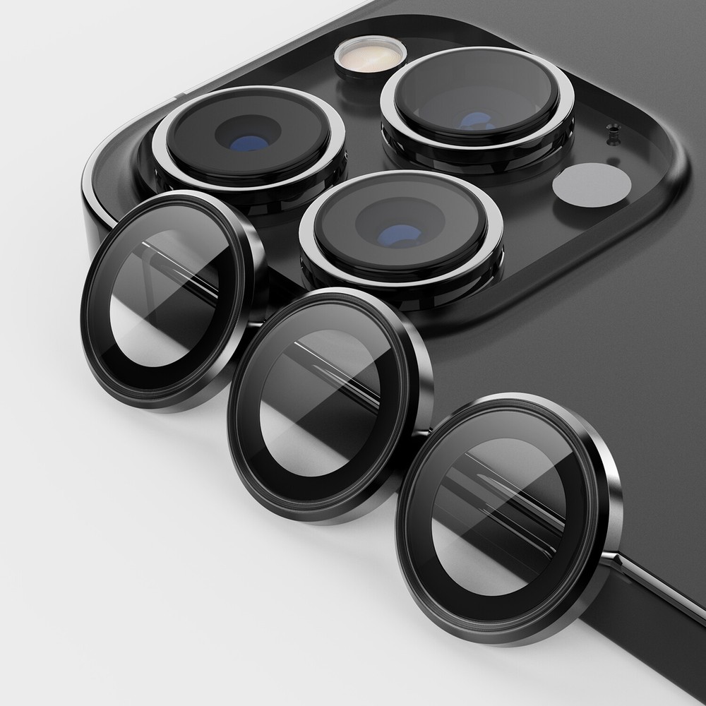 For Apple iPhone 13 Mini Only Mental Ring Tempered Glass Camera Lens Protector